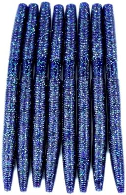 Senko Worms for Bass Fishing – 5.5 Inch Soft Plastic Stick Baits | Wacky Rig, Texas Rig, Ned Rig & Drop Shot | Largemouth & Smallmouth Bass | 8 Pack | Freshwater & Saltwater - Image 7