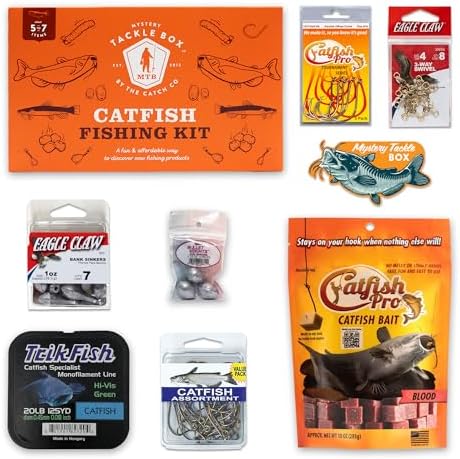 Catch Co Mystery Tackle Box Catfish Fishing Kit (5-7 Baits & Bonus Decal) - Image 3