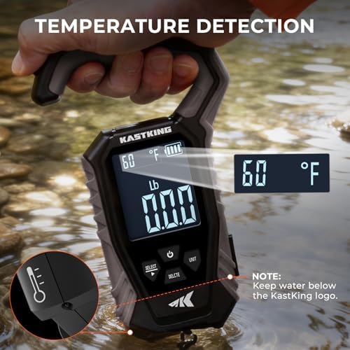 KastKing Weighmaster Digital Fish Scale with Lip Gripper, Black - Image 2