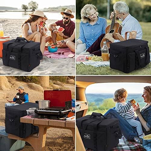 48 Can Insulated Soft Sided Collapsible Cooler Bag Ice Chest - Image 5