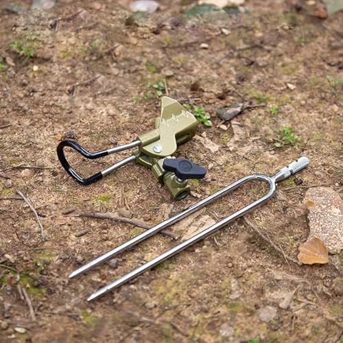 GOLDEAL Rod Holders for Bank Fishing,Bank Fishing Rod Rack Stand,Fish Pole Holder for Beach,360 Degree Adjustable. - Image 3