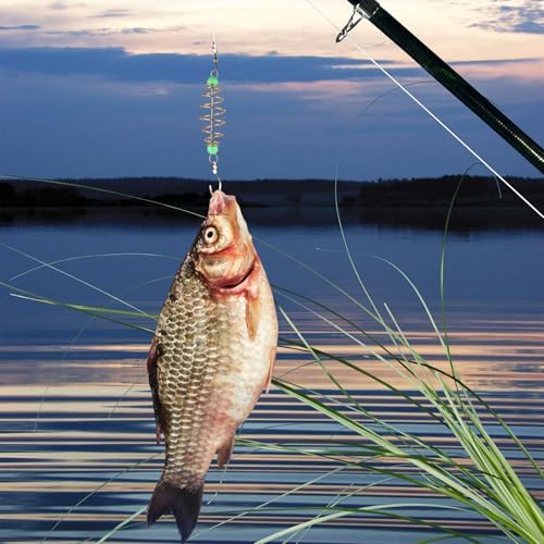 10Pcs Luminous Fishing Bait Traps, Portable Trap Cage Feeder - Image 7