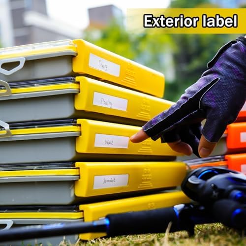 Deluxe Fishing Tackle Box, Waterproof 3600 and 3700 Tackle Trays, Organizer with Removable Dividers, Sealed Lure Box and Terminal Tackle Storage (1, 3600 Yellow) - Image 5