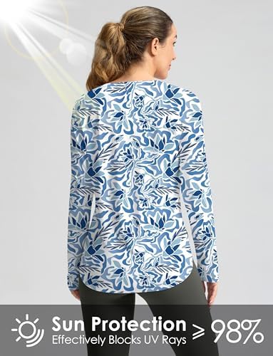 G Gradual Women's Sun Shirts UPF 50+ Long Sleeve Workout Hiking Tops - Image 4