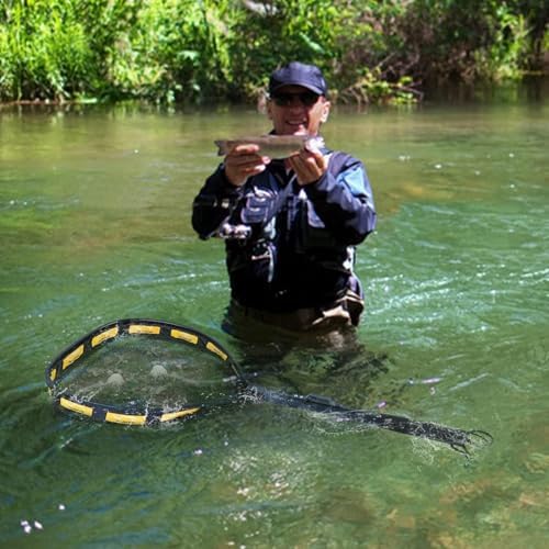 PLUSINNO Fishing Net Fish Floating Landing Net with Handle - Image 2