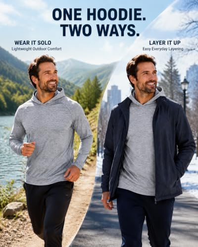 ZITY Men's Lightweight Pullover Hoodie UPF 50+ Fishing Shirts Sweatshirt - Image 3