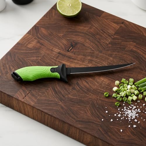 Googan Squad 7 Inch Fishing Fillet Knife with Sharp Stainless Steel Blade and Soft Grip Handle for Cleaning Bass, Walleye, Catfish and Panfish - Image 3