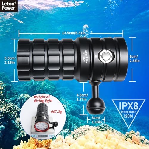 Turbo S Pro 13000 Lumens Underwater Video Light 3000K-7000K - Image 4