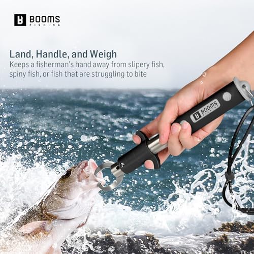 Booms Fishing Fish Gripper with Scale, G11 Rotating Handle Lip Grabber - Image 2