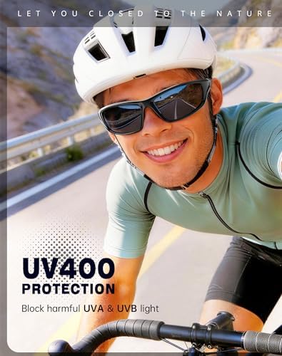 KALIYADI Sports Polarized Sunglasses Men UV400 Protection for Fishing Driving Cycling - Image 2