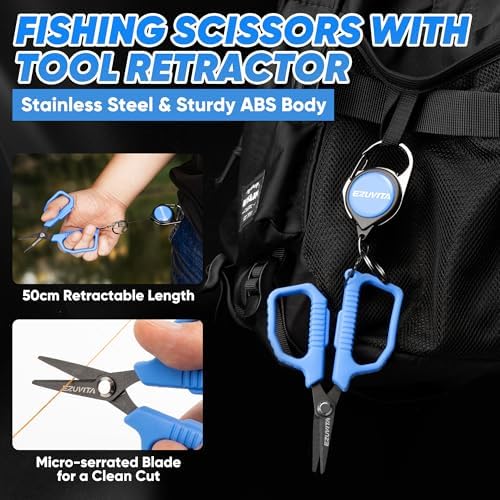 7-Piece Fishing Tool Kit with Pliers, Fillet Knife and Lip Gripper - Image 6