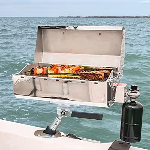 Brocraft Adjustable Grill Mount for Boat Rod Holder / Boat BBQ Mount - Image 2