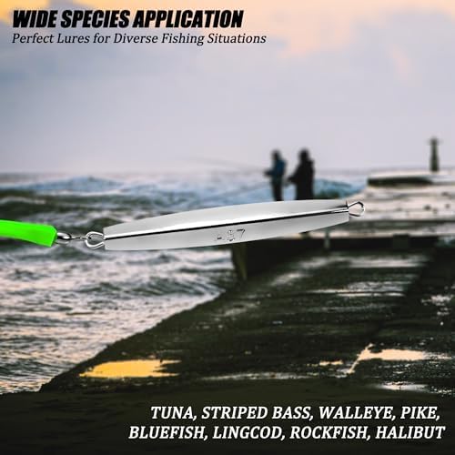 Diamond Jigs Saltwater Fishing Lures for Tuna, Striped Bass - Image 5