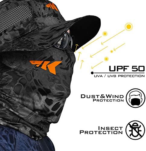 KastKing Sol Armis UPF50+ Neck Gaiter, Hydrocool Fishing Mask, Men & Women - Image 2