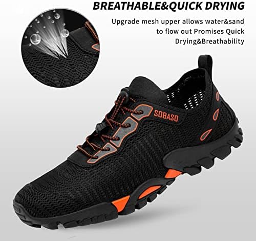 SOBASO Water Shoes Women Men Quick Drying Swim Beach Aqua Shoes for Water Sport Diving Hiking Sailing Travel - Image 3