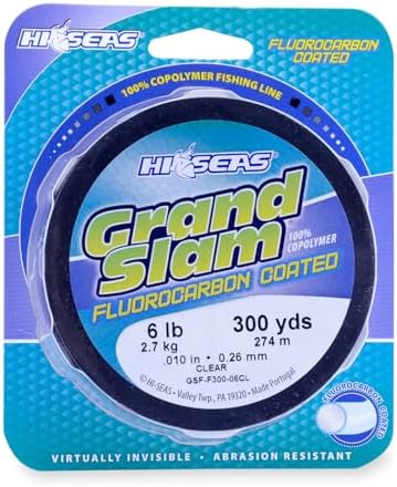 HI-SEAS Grand Slam Fluorocarbon Coated Fishing Line by Hi-Seas