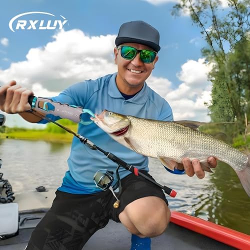11.5" Fish Lip Gripper with Scale, Max 40lbs Scale, 360° Swivel Non-Slip Handle, Fish Grabber Control Tool for Safe, Hook Removal, Easy Catch & Release, Fishing Gifts for Men Women - Image 5
