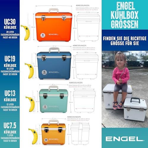 Engel UC7 7.5qt Leak-Proof, Air Tight, Drybox Cooler and Small Hard Shell Lunchbox for Men and Women - Image 4
