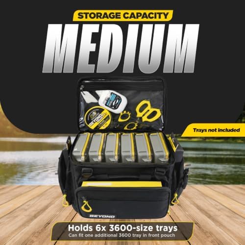 Beyond Fishing Hauler Tackle Bags – Water-Resistant with Hard Molded Bottom – Fishing Tackle Storage Bag for Freshwater & Saltwater – Holds Tackle Boxes & Fishing Gear - Image 2