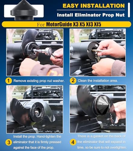Eliminator Trolling Motor Prop Nut Custom Fit for MotorGuide X3 X5 XI3 XI5 - Image 3