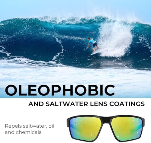KastKing Osage Polarized Sport Sunglasses for Men and Women, Wrap Design - Image 3