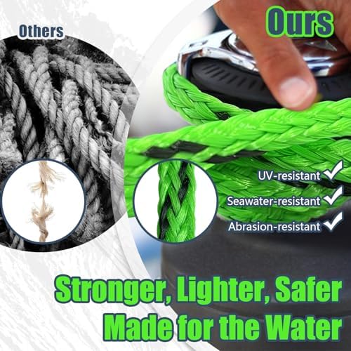Boat Tow Rope 60ft 1-6 Riders, Floating Ropes for Towable Tubes - Image 5