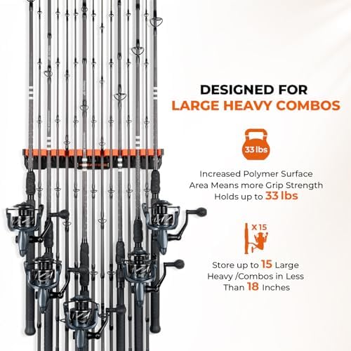 KastKing Vertical Fishing Rod Holder, HD Rod Rack, Pack of 1 - Image 2