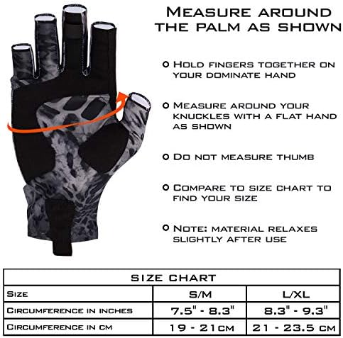 KastKing Sol Armis UPF50+ Fingerless Fishing Gloves, Men and Women - Image 5