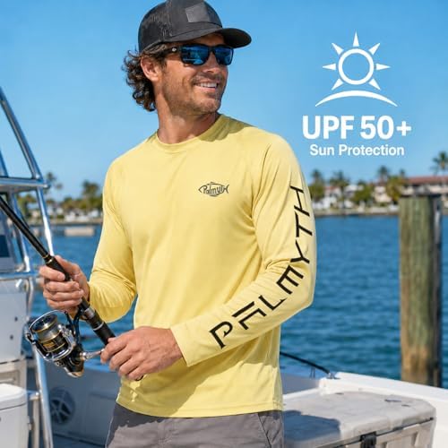 Palmyth Fishing Shirts for Men Long Sleeve UPF 50+ T Shirt Sun Protection - Image 3