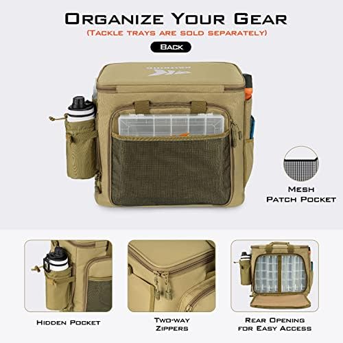KastKing KarryAll Fishing Tackle Bag, Saltwater & Freshwater Gear Storage - Image 3