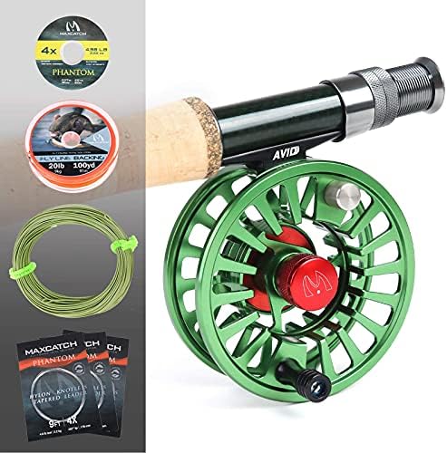 M MAXIMUMCATCH Maxcatch Premier Fly Fishing Rod and Reel Combo Complete 9' Fishing Outfit - Image 3