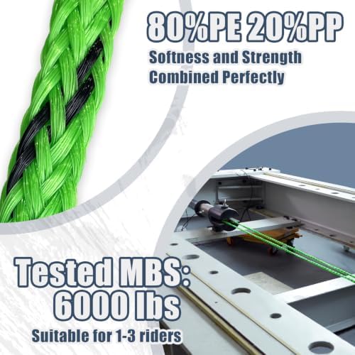 Boat Tow Rope 60ft 1-6 Riders, Floating Ropes for Towable Tubes - Image 4