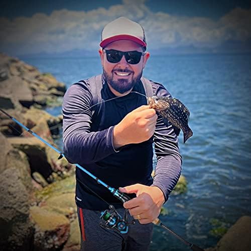 Sougayilang Fishing Pole, 30-Ton Carbon Fiber Fishing Rod and Reel Combo, 2 Pcs Blanks Spinning Reel Combos - Image 6