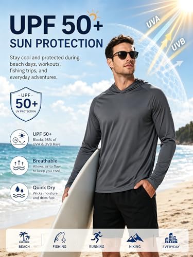 ZITY Men's Lightweight Pullover Hoodie UPF 50+ Fishing Shirts Sweatshirt - Image 3