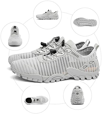 SOBASO Water Shoes Women Men Quick Drying Swim Beach Aqua Shoes for Water Sport Diving Hiking Sailing Travel - Image 7