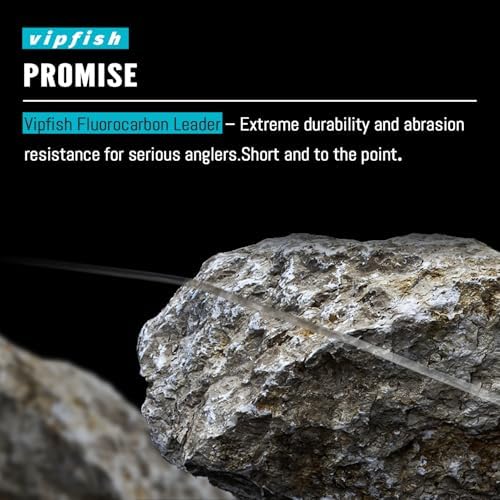 Fishing Fluorocarbon Leader with Crane Swivel and Snaps - Heavy Duty 20-80lb Fluorocarbon Leader Connects Lures, Bait, or Hooks for Saltwater & Freshwater Fishing - Image 6