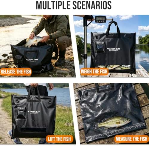 THKFISH Fish Tournament Weigh in Bag for Bass Fishing with Leakproof Zipper - Image 7