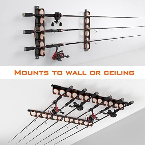 KastKing Horizontal Fishing Rod Holder, Black, 2 Pack - Image 6