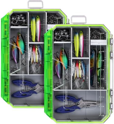 Ghosthorn Waterproof Fishing Tackle Box Trays Organizer Lure Storage 3600*2 by Ghosthorn