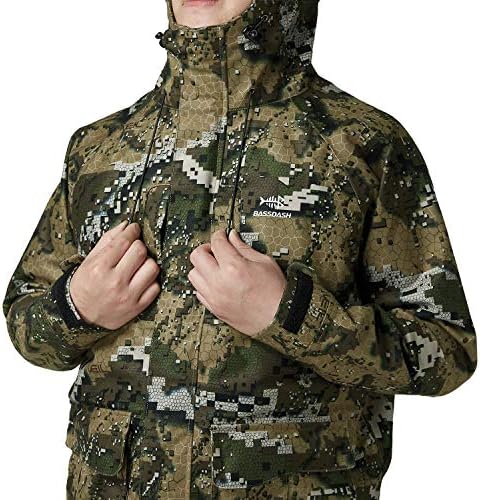 BASSDASH Walker-LW Breathable Waterproof Fishing Hunting Wading Jackets with Silent Outer Fabric for Men Women - Image 2