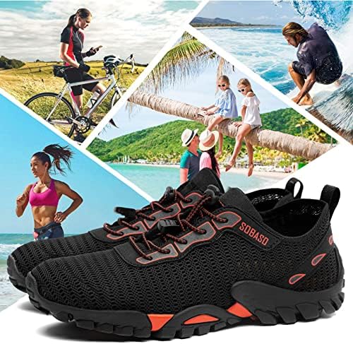 SOBASO Water Shoes Women Men Quick Drying Swim Beach Aqua Shoes for Water Sport Diving Hiking Sailing Travel - Image 2