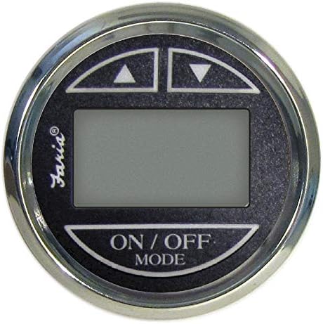 Faria 13751 Chesapeake Black Depth Sounder with In-Hull Transducer by Unknown
