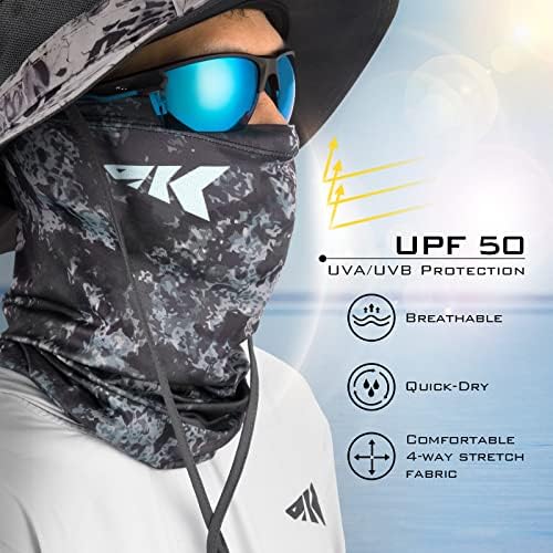 KastKing Sol Armis UPF50+ Neck Gaiter, Hydrocool Fishing Mask, Men & Women - Image 2