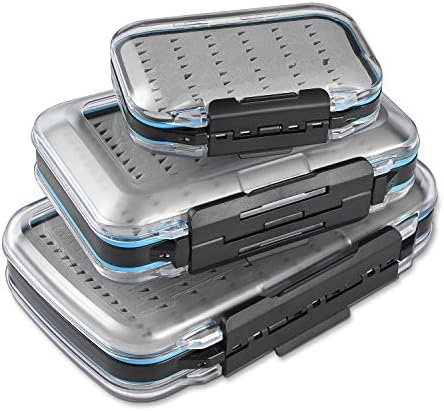 Gonex Fly Boxes for Fly Fishing files Jigs Waterproof Double Sided Fly Case by Gonex