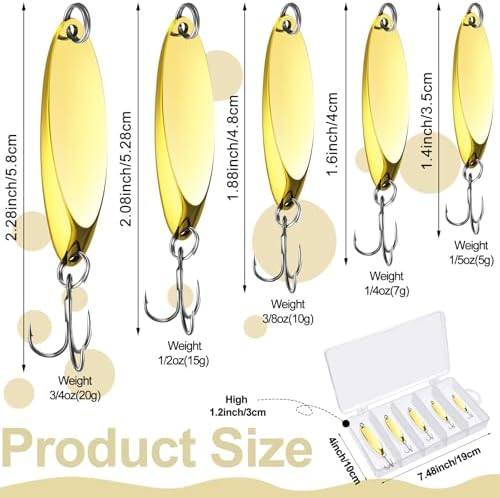 HESTYA Fishing Lures Spoons Saltwater - Image 2