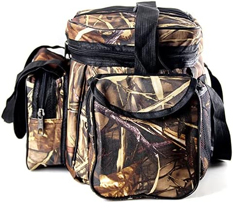 Large Capacity Fishing Tackles Bag Multi-Functional Lures Waterproof Waist Pack Cycling Outdoor (Straw Color) - Image 7