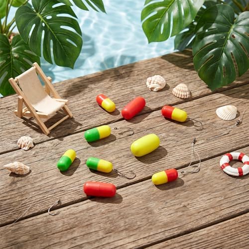 100 Pieces Pompano Rig Floats, Fishing Float Bobbers, Trout Floats for Surf Fish Snell Making Kit for Trout Catfish Walleye - Image 5