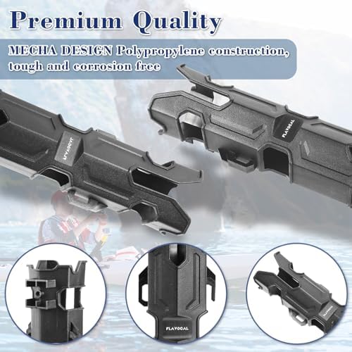 6Pcs Boats Fishing Rod Holders,Wall Mounted Fishing Rod Holder Bracket Tube - Image 4