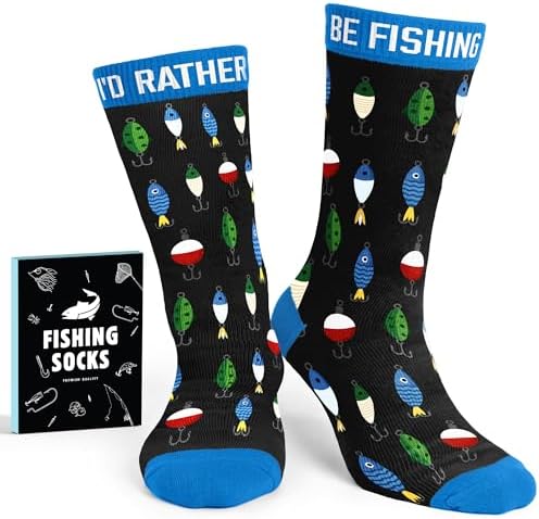 Fishing Gifts, Hunting Gifts for Men - Deer & Duck Hunting Accessories, Fly Fishing Accessories - Father Day Gift by SOCKJAR