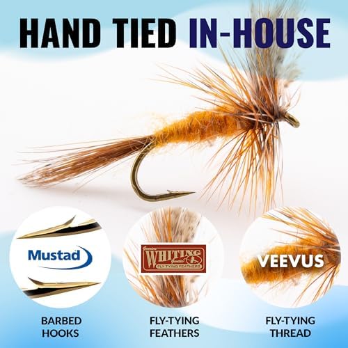RoxStar Fishing Fly Shop, Premium Stimulator Dry Fly Assortment, Emerger Hatch Pack, Nymph Fly Hatch Pack for Trout and Bass - Image 3
